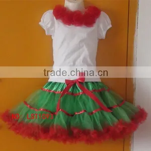 Christmas Heart Kaiya Pettiskirt Set,casual Kids Summer Clothing Sets,fluffy Tutu Skirt Set thumbnail-2