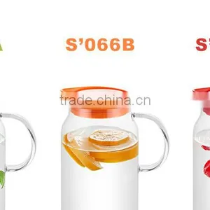 1.3L Water Glass Jug and Glass Pitcher thumbnail-1