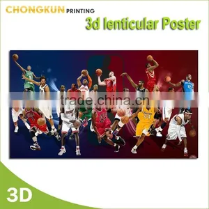 Hot Sale 3d Lenticular Printing Sports Poster thumbnail-1