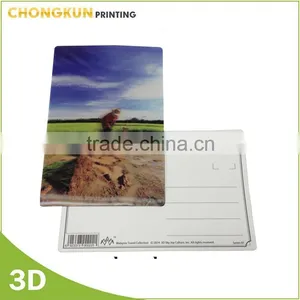 Factory Supply Cheap Souvenir Items 3D Postcard Printing thumbnail-4