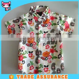 2016 Cute Animal Children Hawaiian Shirt for Kid thumbnail-1