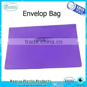PVC Envelop Hook and Loop Closure Document Bag thumbnail-2