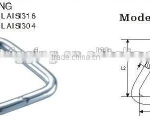 Stainless Steel 304 Handbag Detal Ring Rigging Hardware Fitty Triangle Ring Furniture Handle in Professional China Manufacturer thumbnail-2