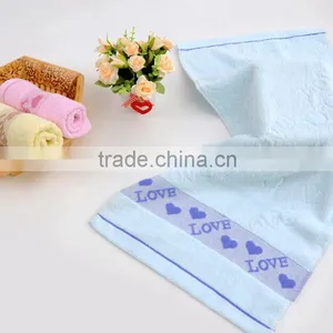 Cheap 100% Cotton LOVE Heart Jacquard Design Towel Cheap Wholesale Hand Towels thumbnail-4