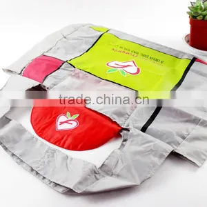 Custom Logo Printed Drawstring Polyester Shoe Bag Wholesale thumbnail-6