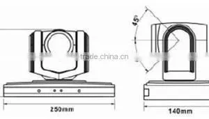 High Performance Sony 3 Optical x 12 Digital Zoom 3.27 M HD Color PTZ Pant Tilt Zoom Video Conference Camera (SVC-HDB18) thumbnail-2