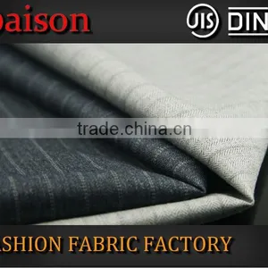 High Quality Heavy Woven Stripe Fabric Gray Black for Alpaca Suit thumbnail-6