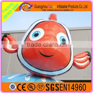Semi-Circle Inflatable Bouncer Castle With Big Fish thumbnail-6
