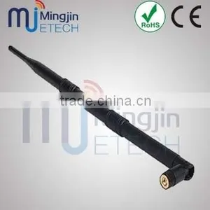 Wireless 2.4-2.5GHz Rubber Duck Right Angle Antenna With 9dBi Gain thumbnail-1