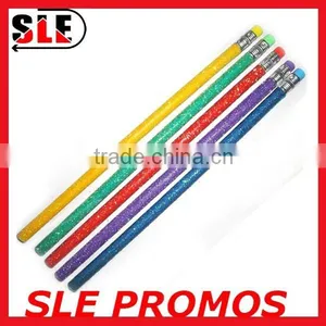 High Quality Gold Powder Colorful Eraser Pencil thumbnail-1