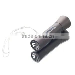 2016 New Power Bank Speaker With Flashlight, FM Radio, Alarm Support USB, TF Card thumbnail-3