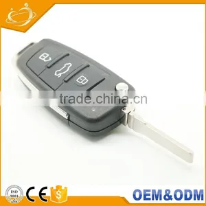 3 BUTTON FOLDING FLIP REMOTE KEY SHELL CASE FOB FOR AUDI A2 A3 A4 A6 A6L A8 TT thumbnail-2