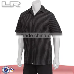 Chef Uniform Cooking Wear Pinstripe Shirt thumbnail-1