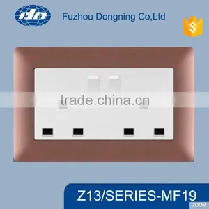 Double Wall Sockets Switch/Twin Wall Switch Socket MF19 thumbnail-1
