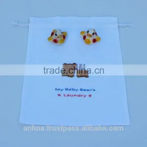 Embroidered Drawstring Laundry Bags With Teddy Bears thumbnail-3