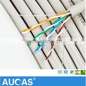 Cat5e 4 Pair Net Work Cable Cat6 2 Pair FTP UTP Twisted Network Cable Light Gray Color thumbnail-4