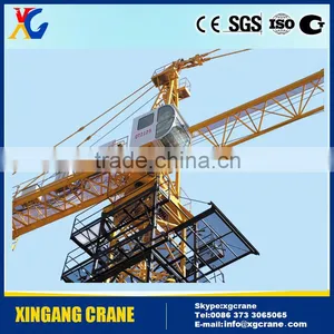 Construction Crane Machinery and Parts on Sale Promtion,10 Tons Construction QTZ160 Tower Crane, Traveling Tower Crane Price thumbnail-1