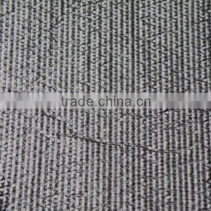 Polyester Stripe Embroidered Thermal Padded Fabric With Quilting for Jacket thumbnail-1
