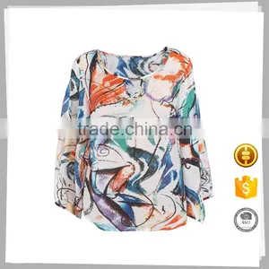 Professional Manufacture New Style Long Sleeve Fashion Blouse thumbnail-3