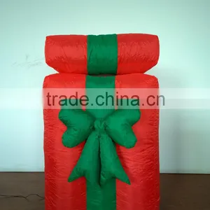 DJ-XT-19 Movable Christmas Inflatable Santa Claus Hide in the Gift Patio Decoration thumbnail-2