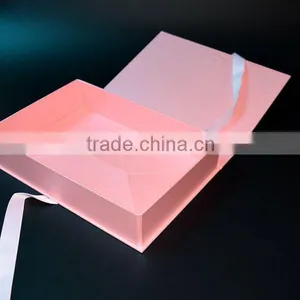 Luxury High End Pink Gift Packaging Boxes thumbnail-3
