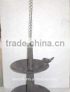 110344MK-Metal Hanging Bird Feeder W/chain thumbnail-1