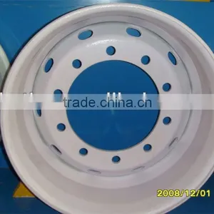 22.5 Truck Rims Aluminum Polished thumbnail-1