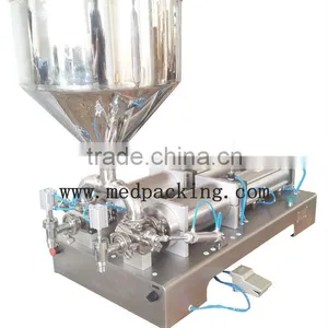 1000-5000ml Double Heads Cream Shampoo Cosmetic Automatic Filling Machine thumbnail-1