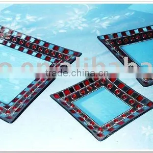 Glass Mosaic Plates/Glass Mosaic Mirror/Mosaic Tiles thumbnail-1