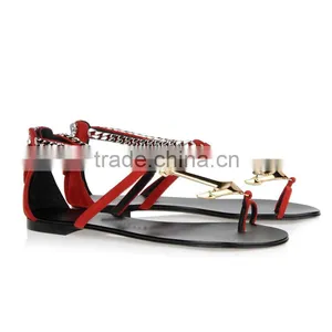Latest Sexy Fashion Flat Sandals Women Shoes thumbnail-3