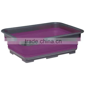 Collapsible Folding 10Lt Washing Up Bowl Caravan Camping Storage thumbnail-2