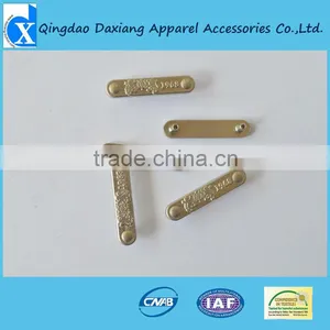 Fashion Style High Quality Durable Metal Plates for Handbags Metal Plates for Clothing thumbnail-1