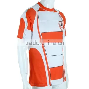 2015 New Sublimstion Blank Cheap Plain Round Neck Team Set Rugby Jersey thumbnail-1