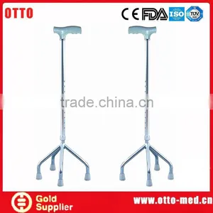 Aluminum Quad Walking Cane thumbnail-1