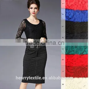 In Vogue!!! Elastic Guipure Lace Fabric From China thumbnail-2