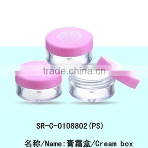 PS Ointment Box Plastic Jar for 10g Cosmetic Cream Recycled Clear Cream Container thumbnail-1