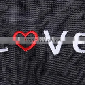 YIWU RODA 100%polyester Embroidery Black Durable Laundry Bag thumbnail-6