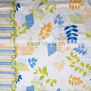Spring Leaf Print Fabric Micro Fiber Peach thumbnail-2
