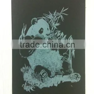 Cute Panda Print Inkjet Engraving Card/Scratch Art Foil Paper/foil Card/Scratch Foil Paper Engraving Art Quilling Art Paper thumbnail-1