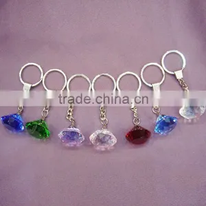 Wedding Colorful Crystal Diamond Keychain/ Wedding Favors Wholesale thumbnail-1