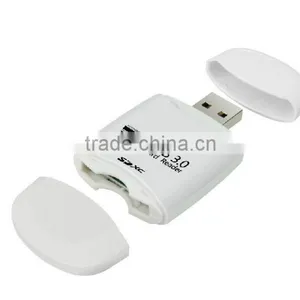 USB 3.0 2 Slots Supports SD,TF,Micro SD Card Reader Writer thumbnail-6