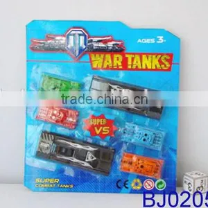 Cheap Small Plastic Toy Free Wheel Glider Pop up Army Tank Toy thumbnail-1