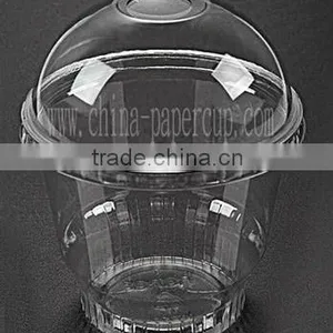 6oz 8oz 12oz Yogurt Ice Cream PET Cup /plastic Cup With Lid thumbnail-1