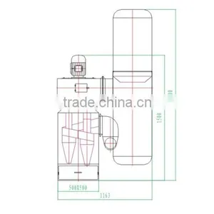 Trade Assurance ZY-220-5 Tandem Cyclone Baghouse Dust Collecotor thumbnail-4