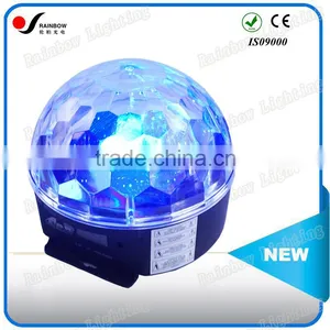 Guangzhou Wholesale Disco Light Pro 6PCS 3W RGBWYP LED Crystal Magic Disco Ball Light thumbnail-1