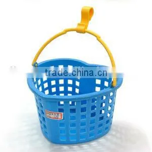 Plastic Storage Basket/Handle Basket/Mini Baskets/Sundries Basket/Heart Shaped Basket/small Basket/kid Basket/Single Handle thumbnail-2