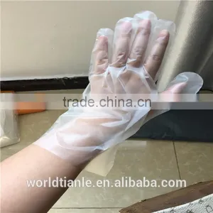 Wholesale Top Quality Disposable Sterile Food and Medical Usage CPE Plastic Gloves thumbnail-2