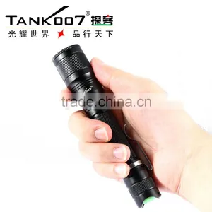 High Quality Zoom Flashlight Torch, With 2*AAA Battery 5 Modes 260 Lumens, From TANK007 Factory ZM112 thumbnail-4