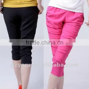 Ladies Pants Size Shirt Cutting Model Top Set Beach Wear Guangzhou Elastic Waist thumbnail-1