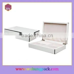White Handmade Jewellery Boxes & Jewellery Wooden Box Wedding Gift Wholesale thumbnail-1